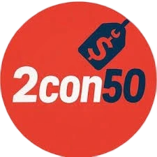 Logo de 2con50 - Tienda online con Pedify
